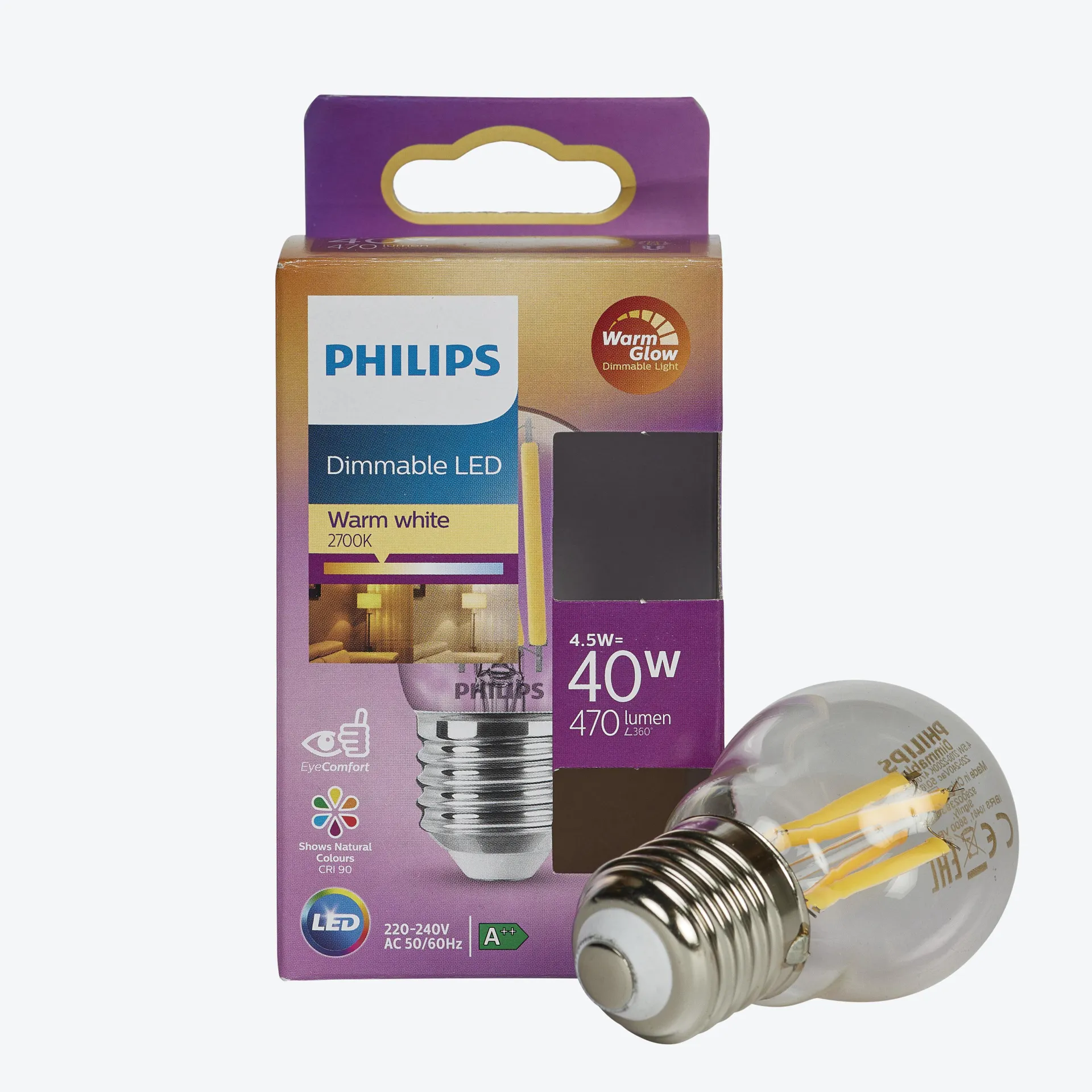 Philips LED classic 40W Lyskilde