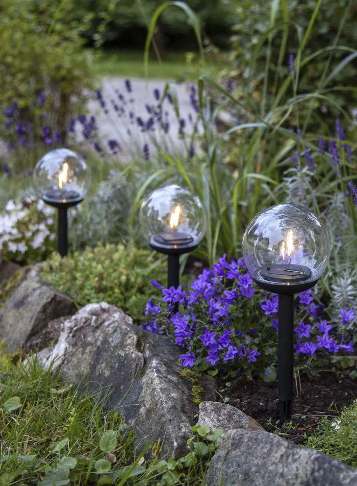 Globe hagelys 3-pk solcelle