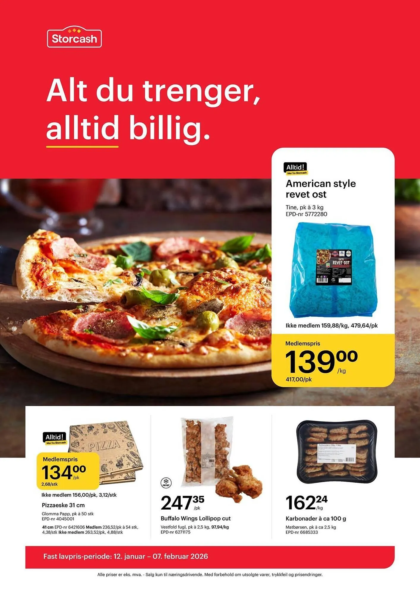 Storcash kundeavis fra 12. januar til 7. februar 2026 - kundeavisside 1