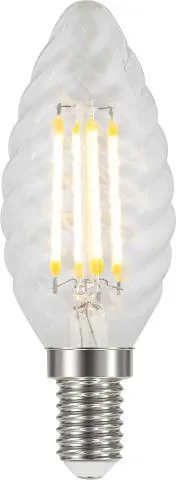 LED E14 mignon krystall dimbar 3,7W Klar