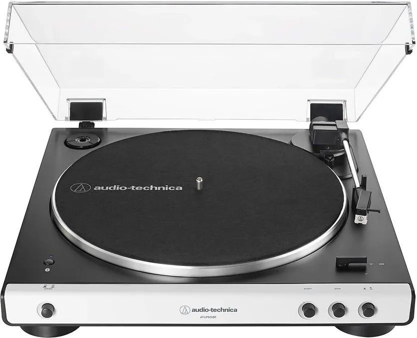 Audio-Technica AT-LP60XBT - Hvit - Bluetooth