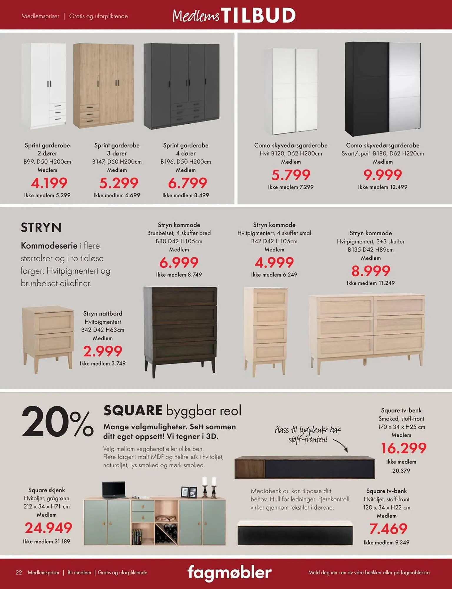 Fagmøbler kundeavis fra 1. januar til 1. februar 2026 - kundeavisside 22