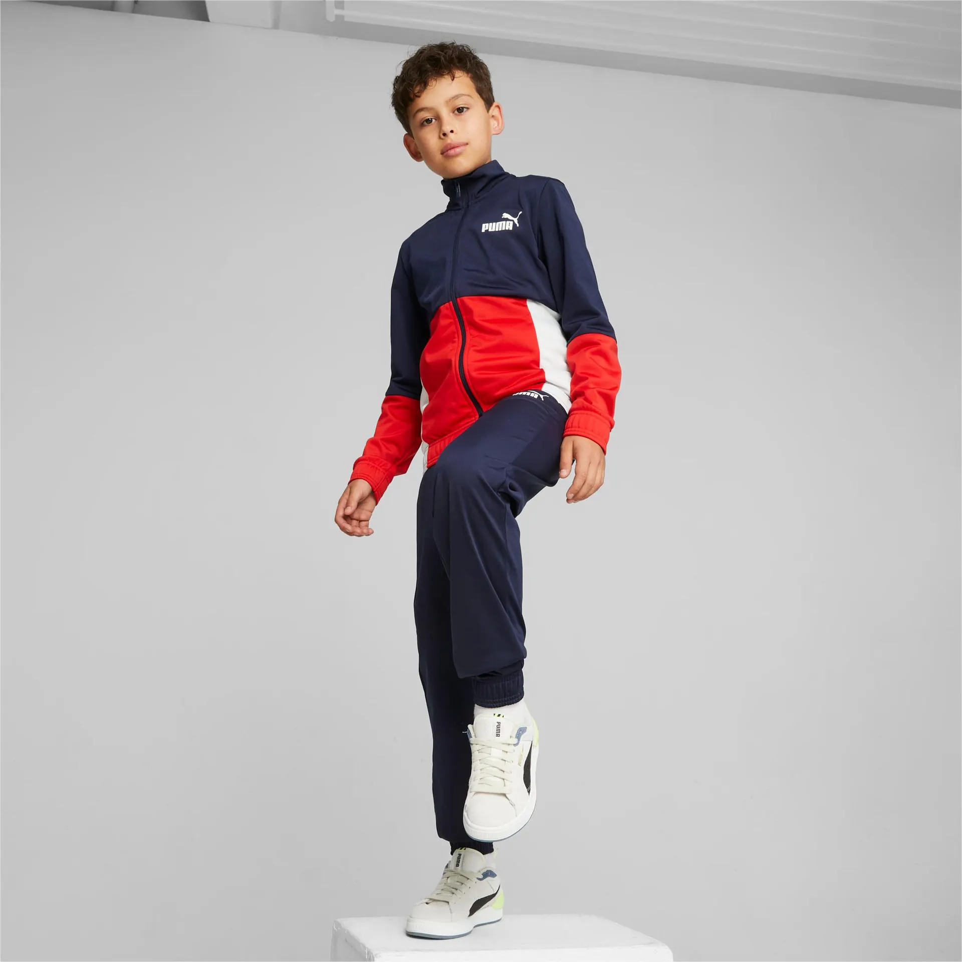 Colorblock Youth Poly Suit