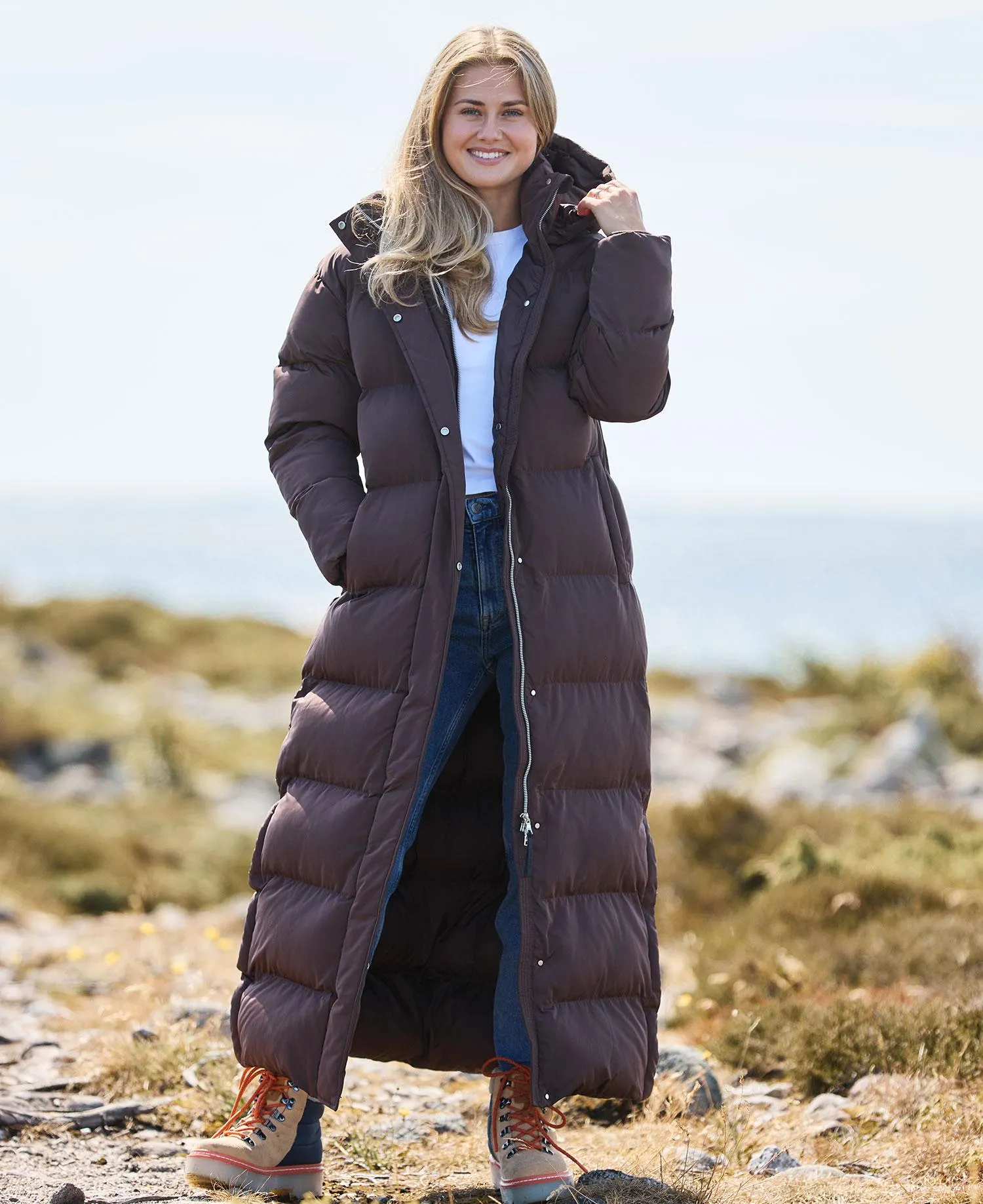Superdry Maxi Hooded puffer Coat
