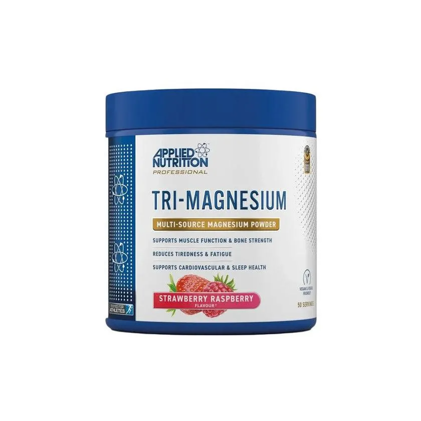 Applied Nutrition Kosttilskudd Tri-Magnesium jordbær og bringebær 200 g