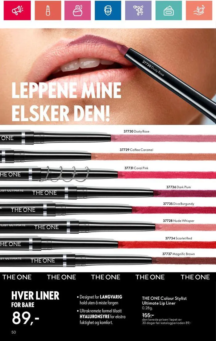 ORIFLAME Kundeavis fra 20. juni til 4. juli 2024 - kundeavisside 50