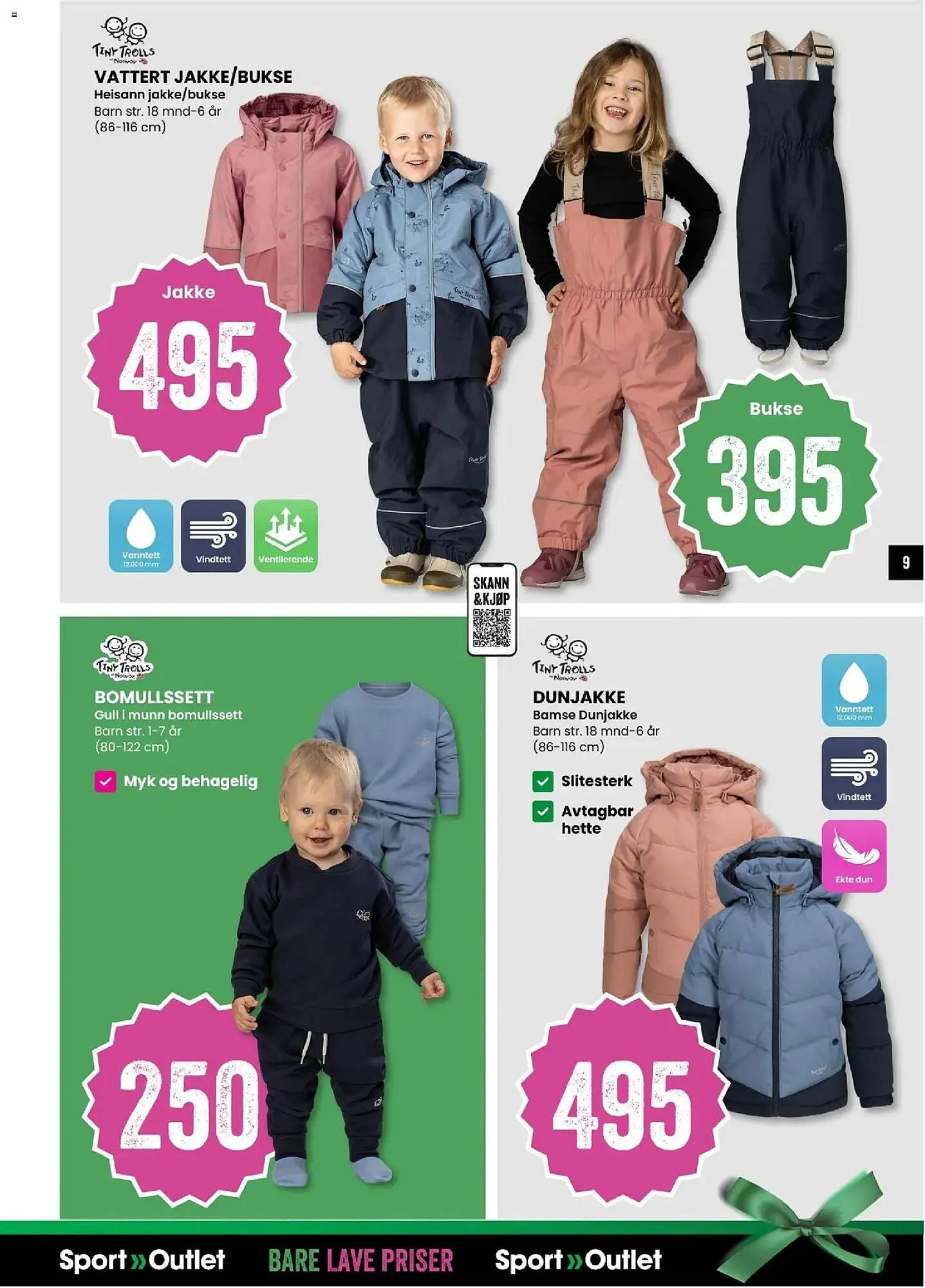 Sport Outlet kundeavis fra 2. desember til 24. desember 2025 - kundeavisside 9