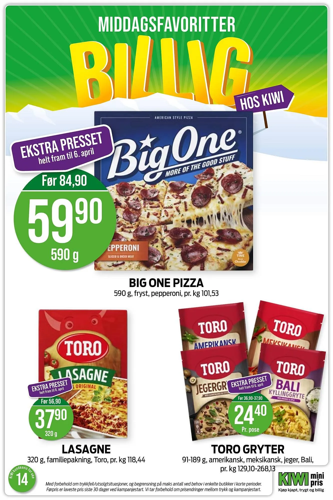 Kiwi fra 30. mars til 5. april 2026 - kundeavisside 9