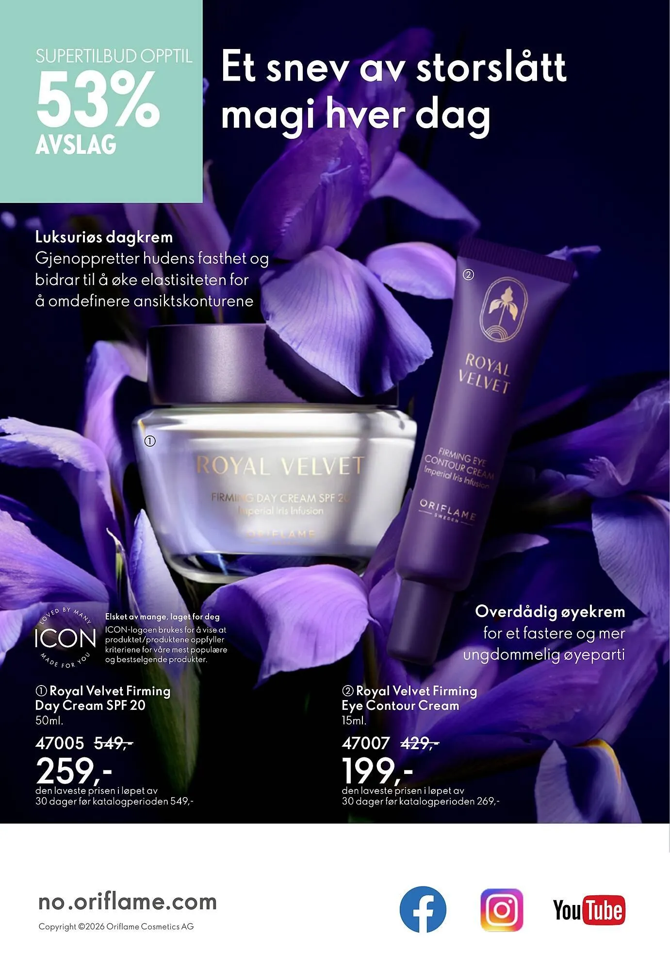 Oriflame katalog fra 18. februar til 10. mars 2026 - kundeavisside 180