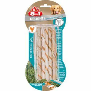 8in1 Delights Twisted Dental, 10 stk.