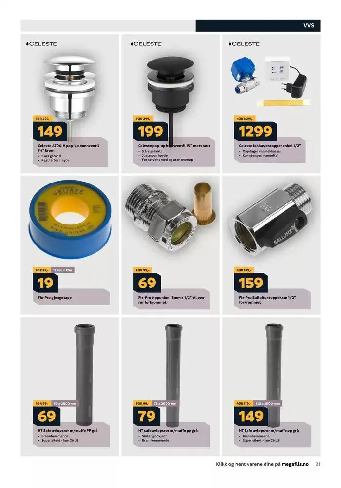 Megaflis Kundeavis fra 22. oktober til 5. november 2024 - kundeavisside 21