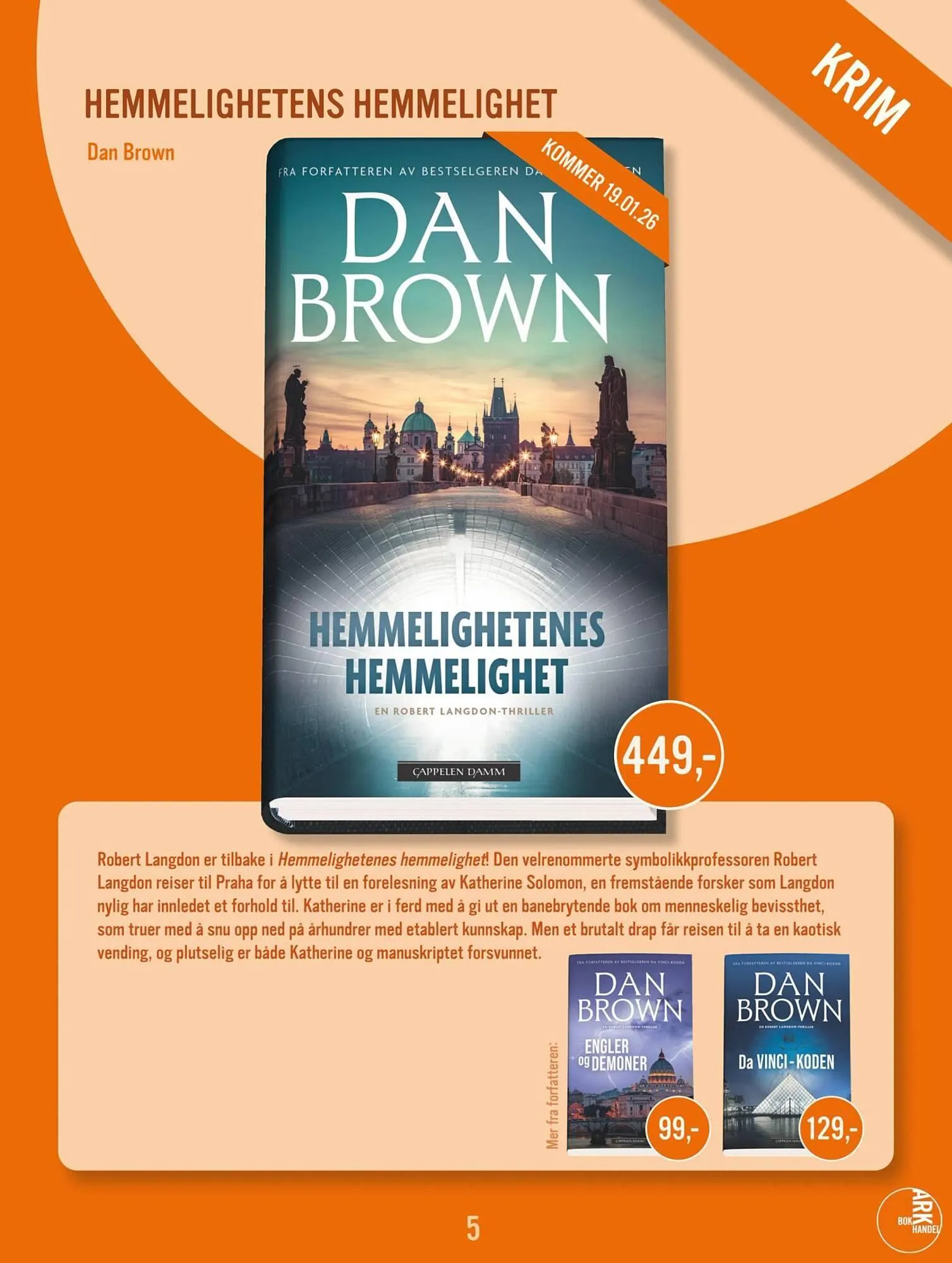 Ark Bokhandel kundeavis fra 4. januar til 1. februar 2026 - kundeavisside 5