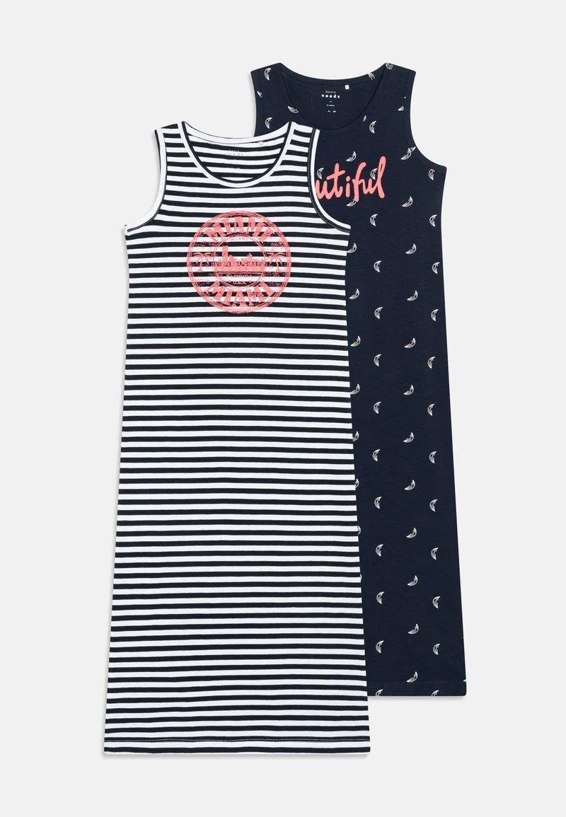 NKFVIPPA LONG DRESS 2 PACK - Jerseykjole