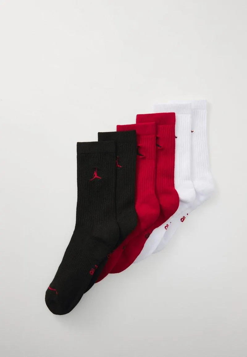 CUSH CREW 6 PACK - Sportssokker - gym red/black/white