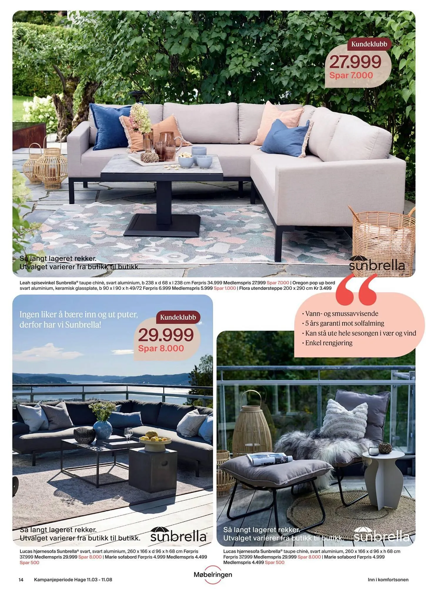 Møbelringen Kundeavis fra 28. april til 2. juni 2024 - kundeavisside 14