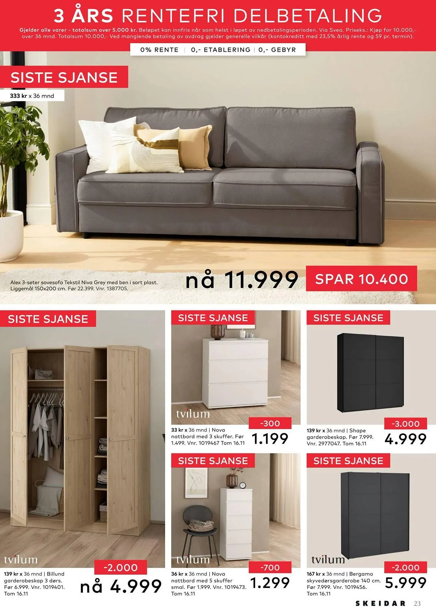 Skeidar kundeavis fra 10. november til 16. november 2025 - kundeavisside 23