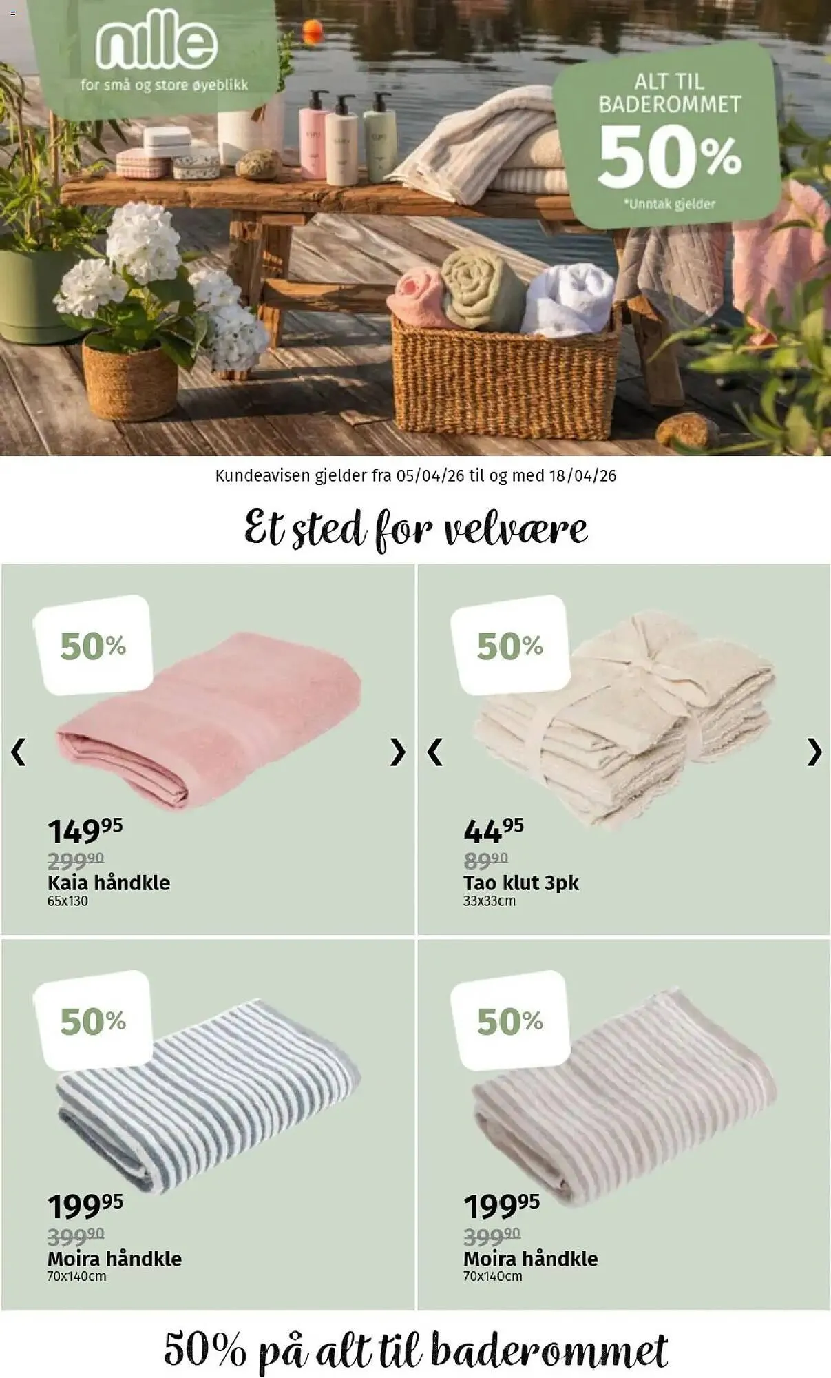 Nille kundeavis fra 5. april til 18. april 2026 - kundeavisside 1