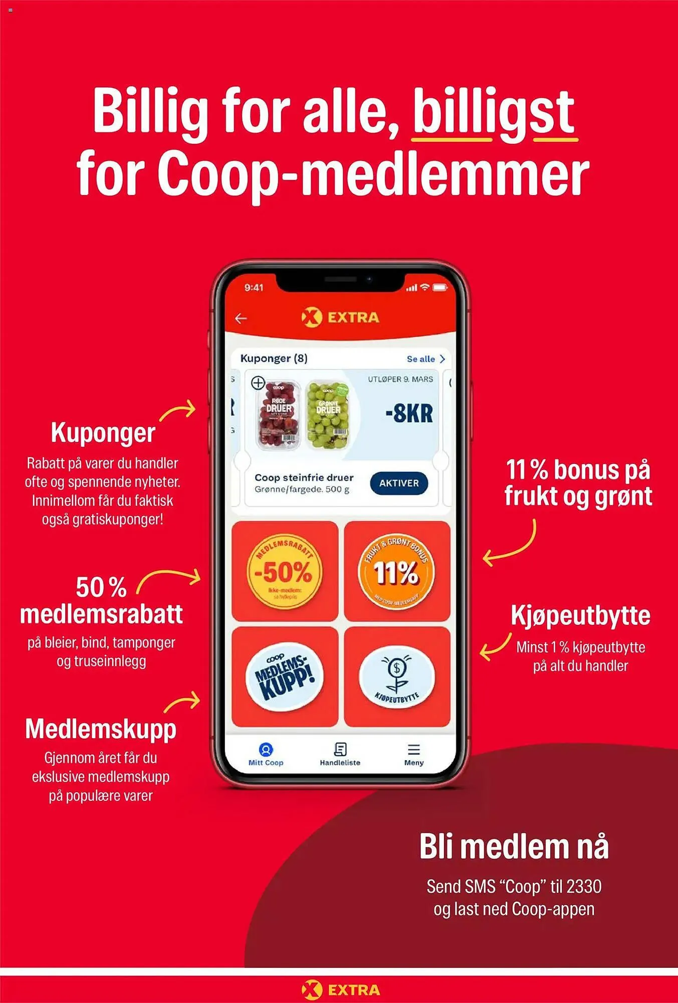 Coop Extra kundeavis fra 23. februar til 1. mars 2026 - kundeavisside 32