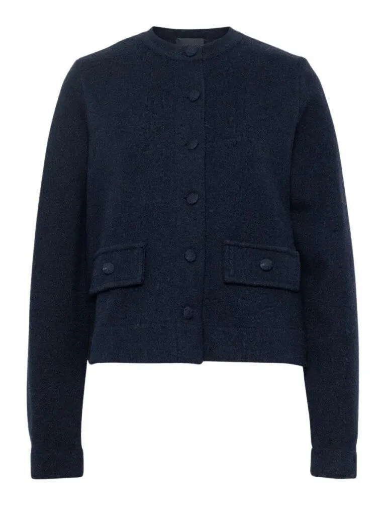 Evita Merino Jacket – Marine
