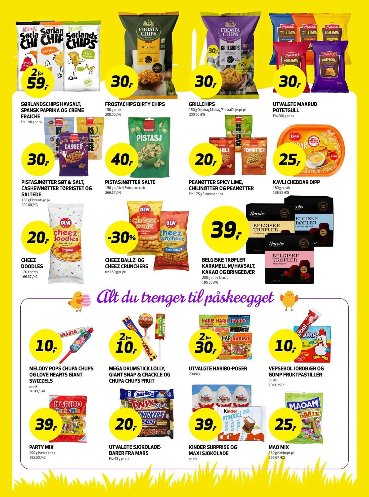 Bunnpris kundeavis fra 30. mars til 6. april 2026 - kundeavisside 22