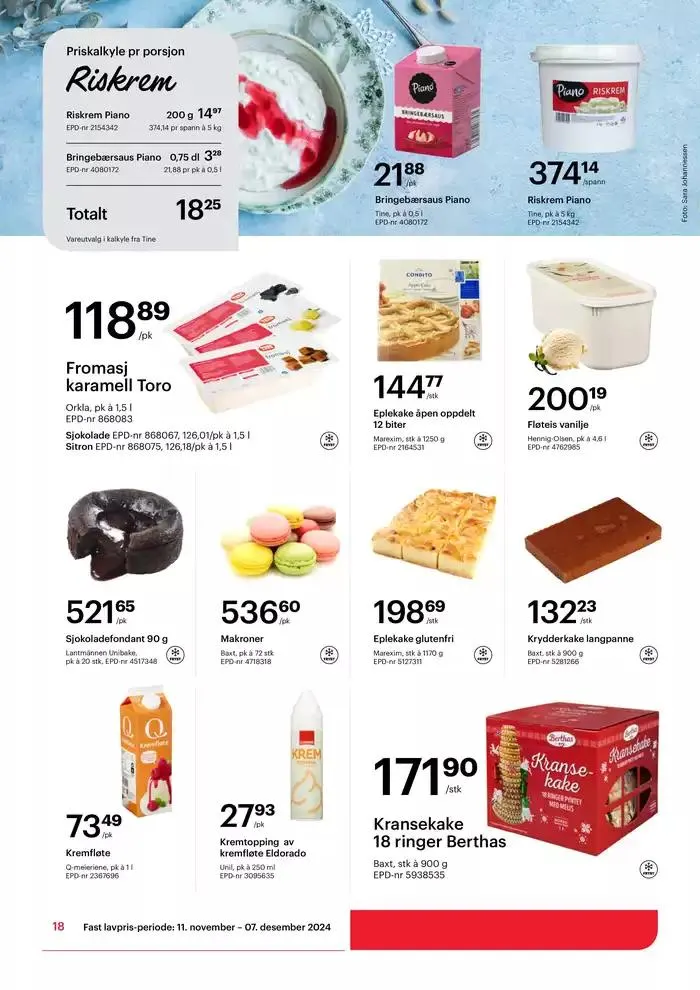 Alt du trenger, alltid billig. fra 18. november til 7. desember 2024 - kundeavisside 18