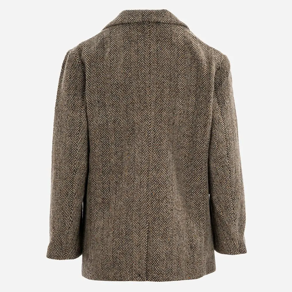 Sawyer Herringbone - Black/Beige Combo