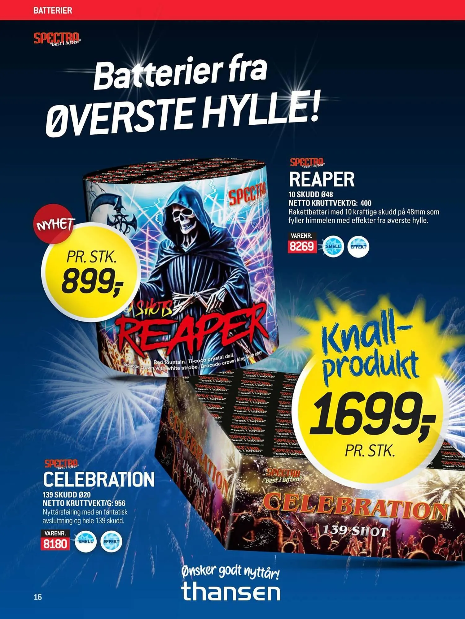 Thansen kundeavis fra 18. desember til 1. januar 2026 - kundeavisside 16