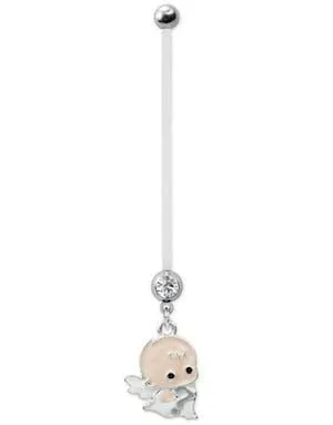 Navlepiercing For Gravide med Babyengel