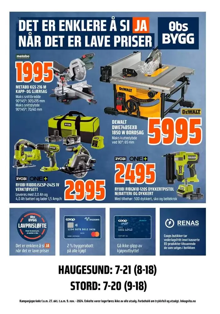 Topptilbud og rabatter fra 27. oktober til 10. november 2024 - kundeavisside 16