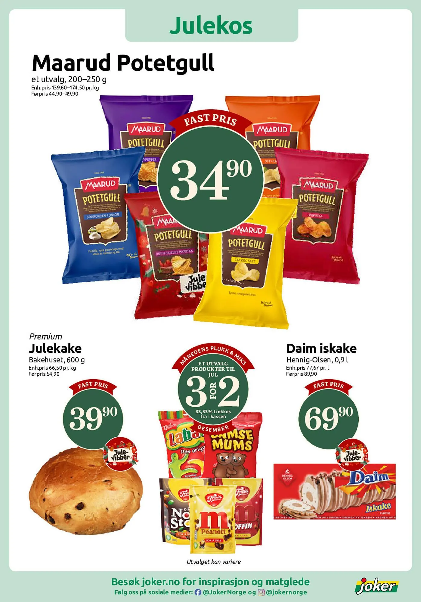 Nærbutikken kundeavis fra 22. desember til 3. januar 2026 - kundeavisside 6