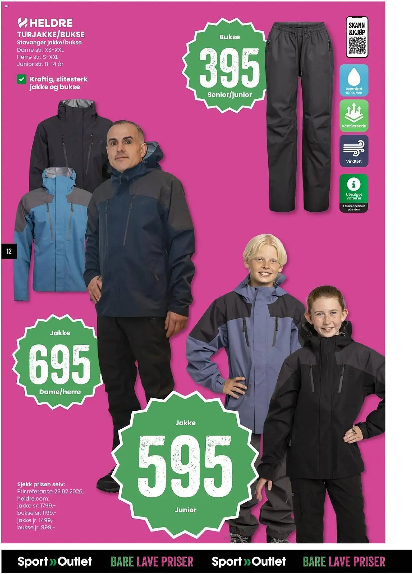 Sport Outlet kundeavis fra 10. mars til 22. mars 2026 - kundeavisside 12