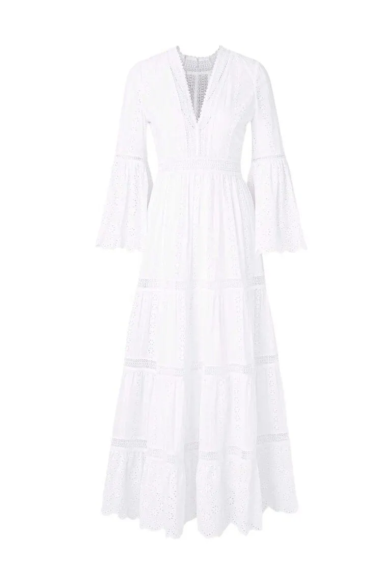 Cordelia Maxi Dress – Hvit