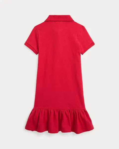 Polo Bear Stretch Mesh Polo Dress
