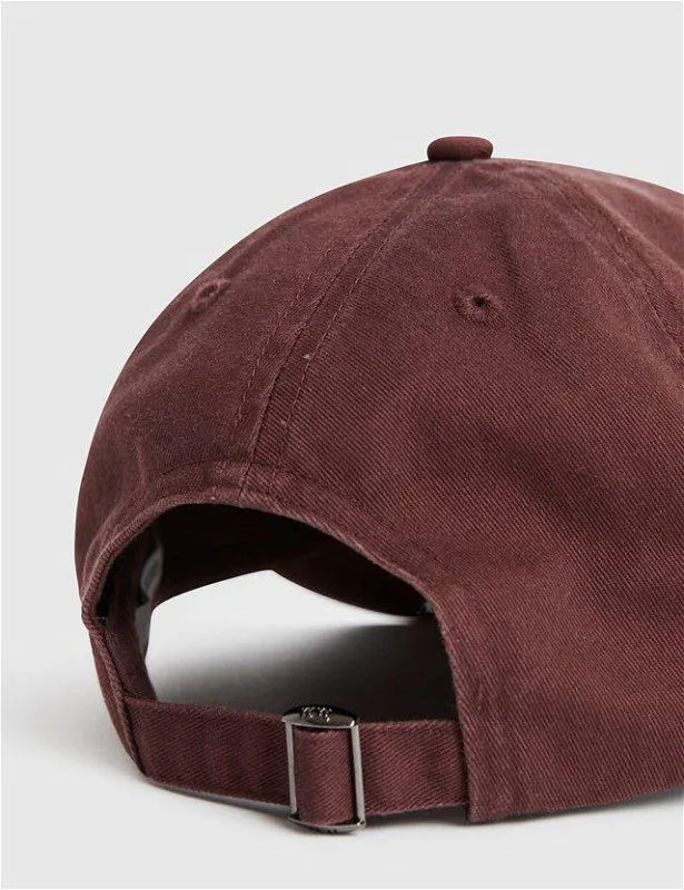 Low Profile Twill Cap Wine Red