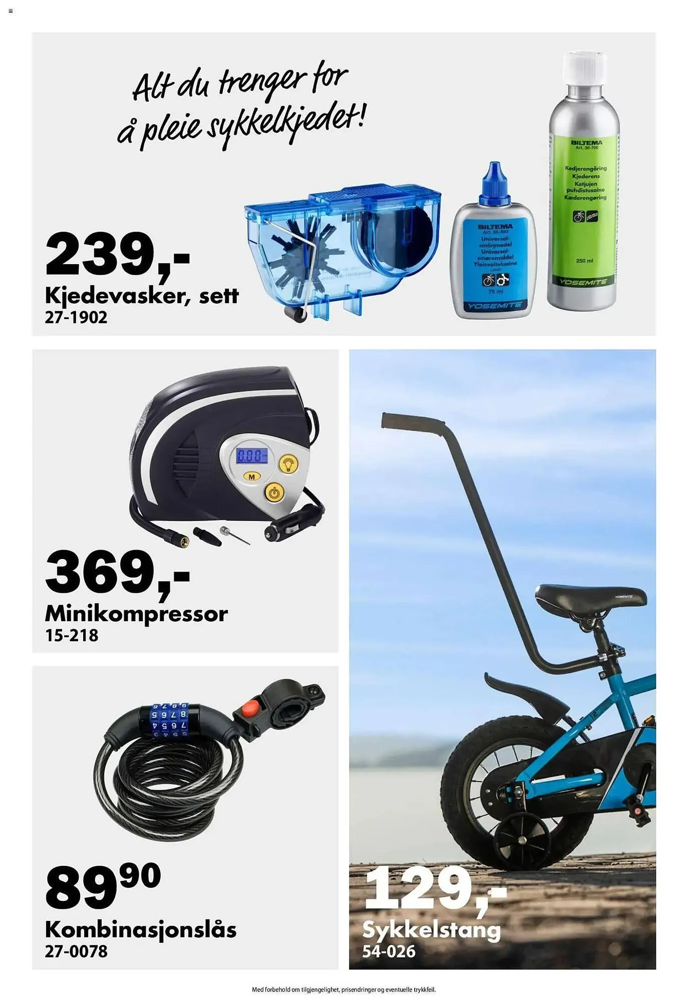 Biltema kundeavis fra 31. mars til 30. april 2026 - kundeavisside 14