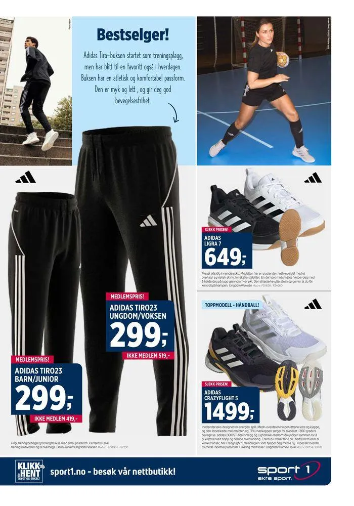 Sport 1 Ekte Sport fra 22. august til 1. september 2024 - kundeavisside 9