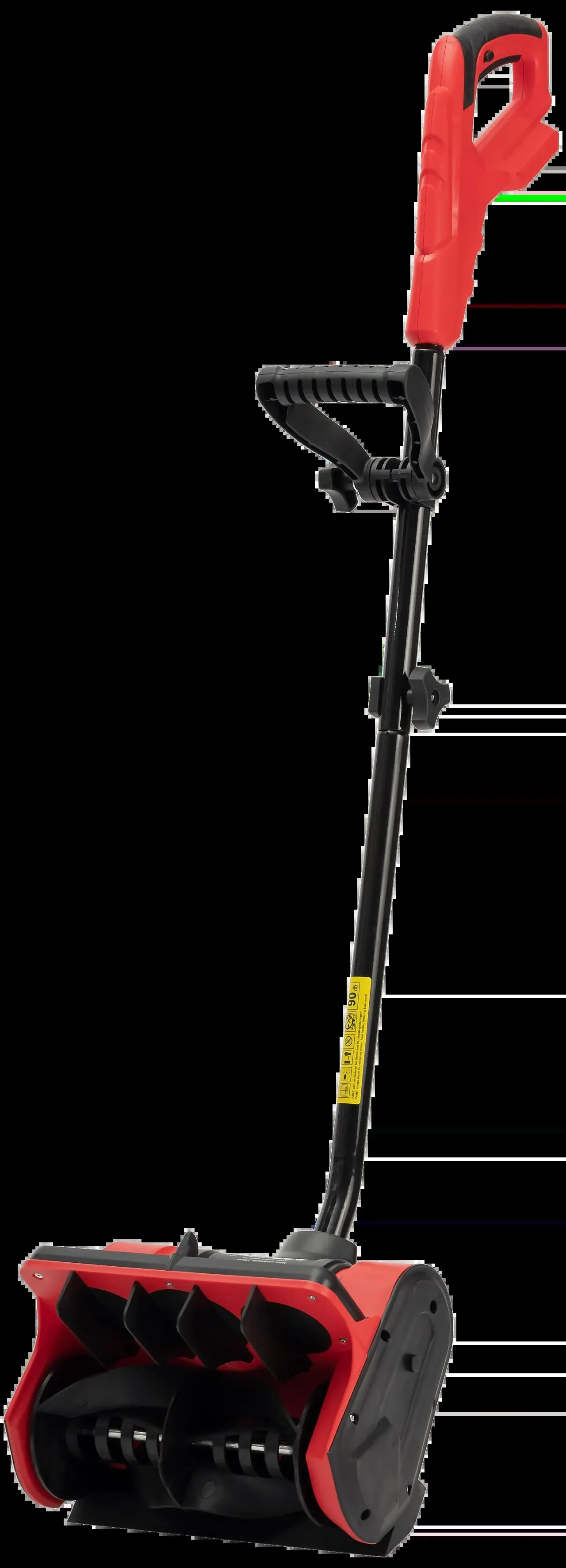 Elektrisk snøfreser batteridrevet 18V