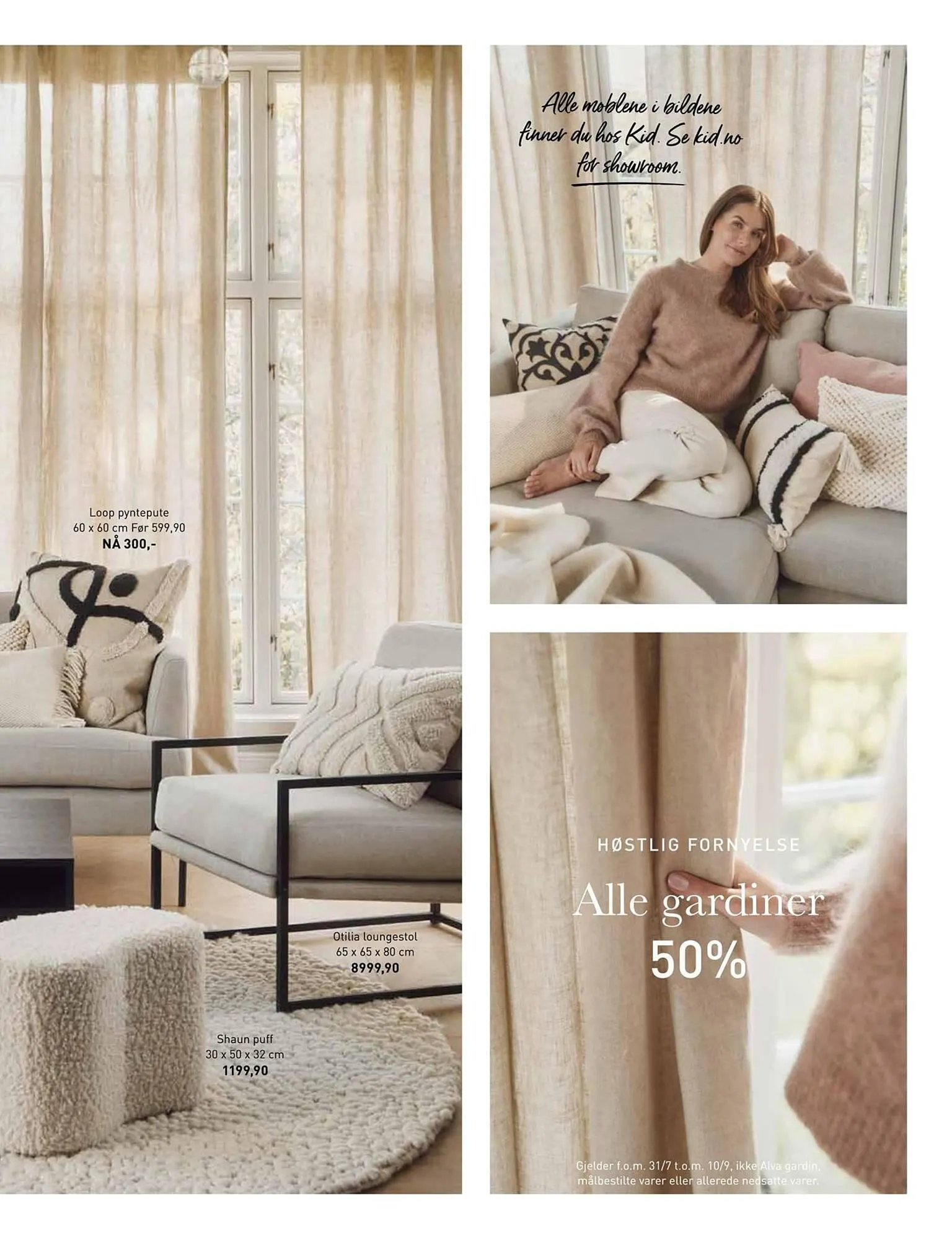Kid Interiør Kundeavis fra 27. august til 10. september 2023 - kundeavisside 3