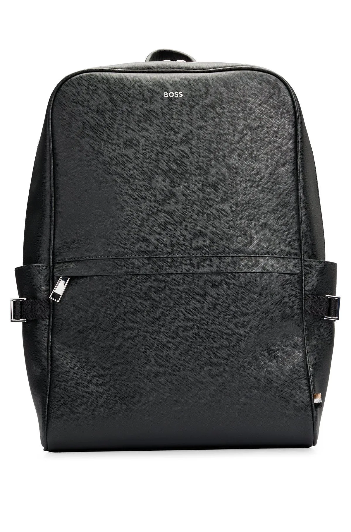 Backpack with signature stripe and logo detail