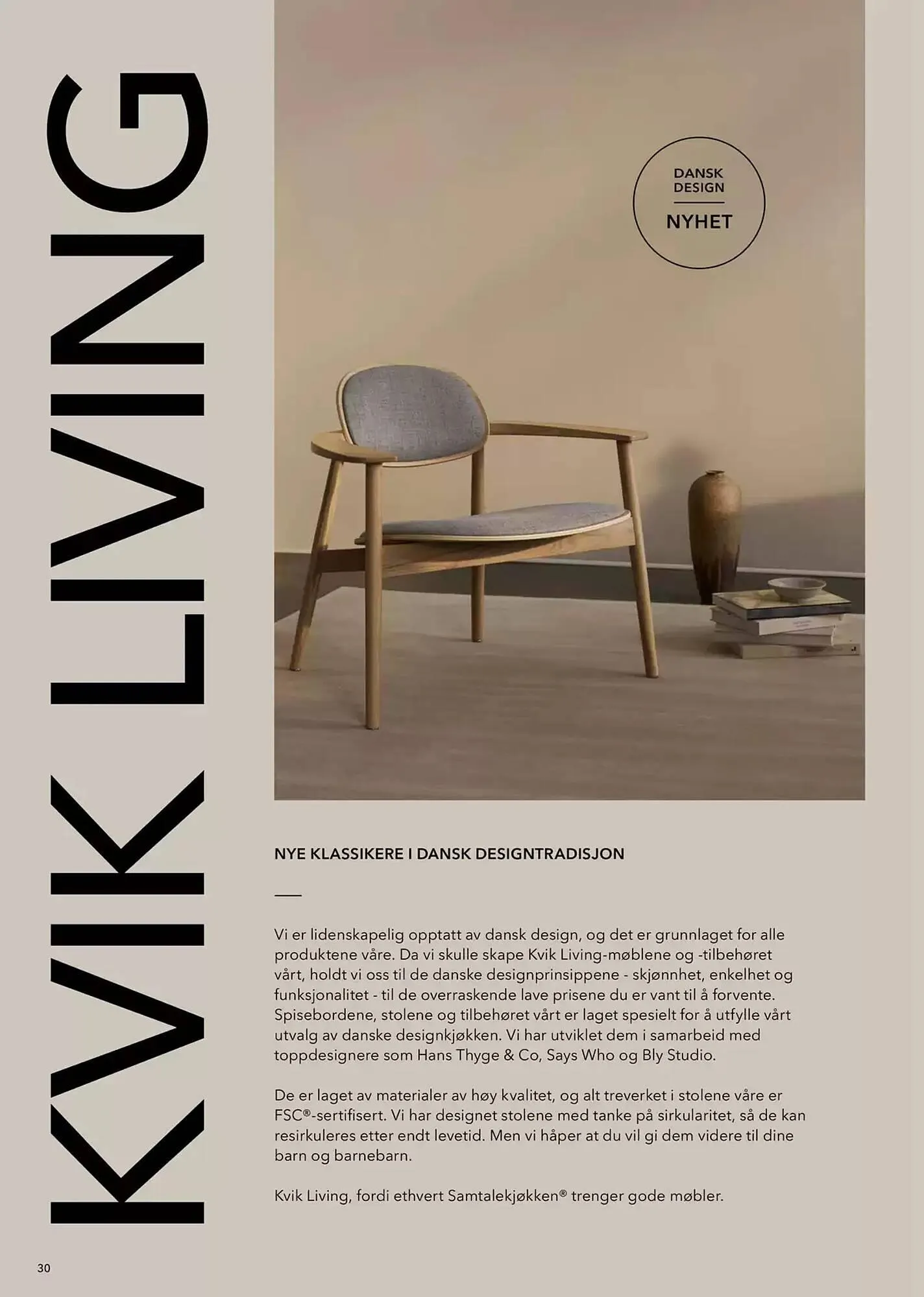 Kvik Kjøkken Kundeavis fra 5. mars til 19. mars 2025 - kundeavisside 30