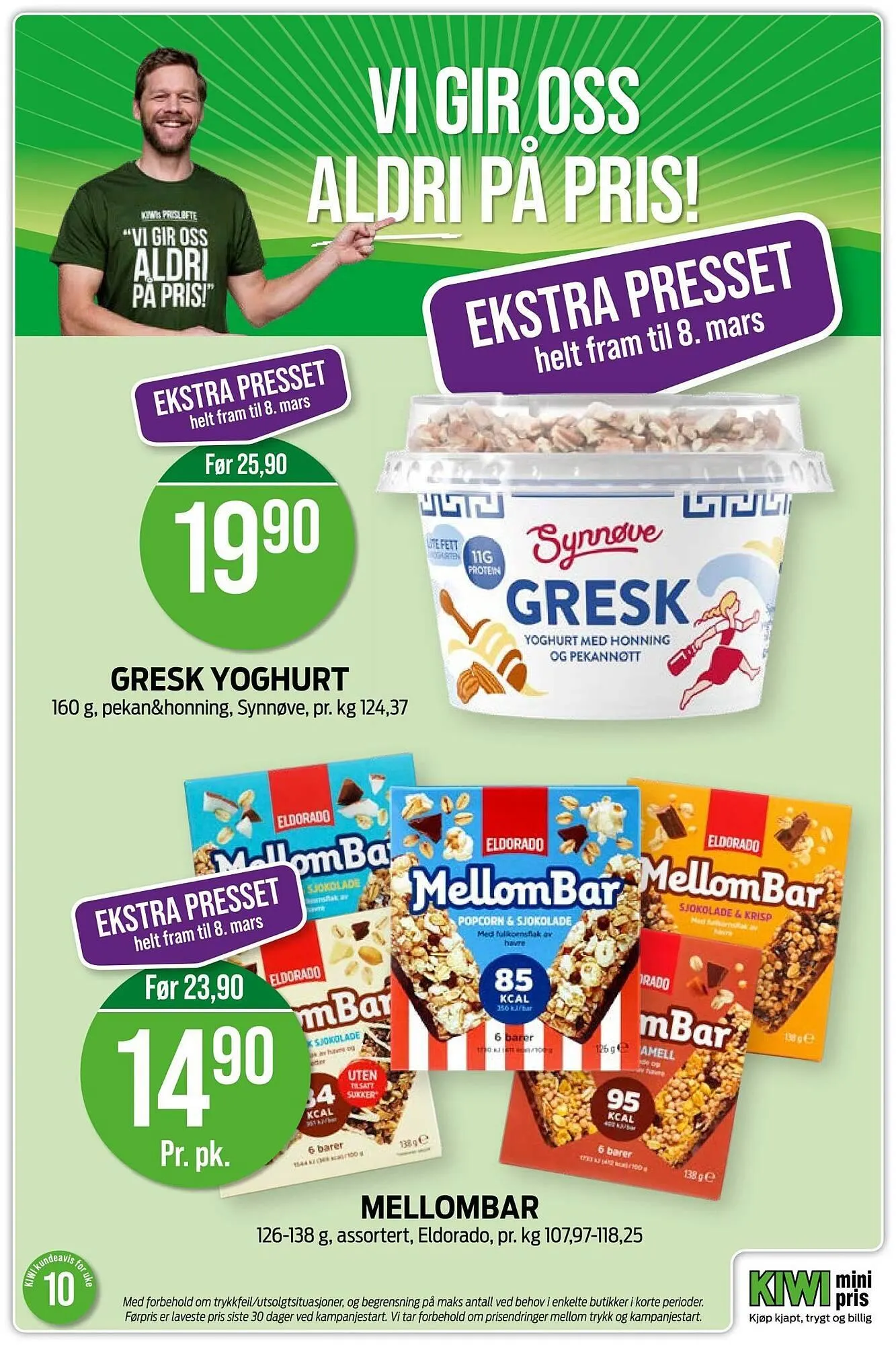 Kiwi kundeavis fra 2. mars til 9. mars 2026 - kundeavisside 13