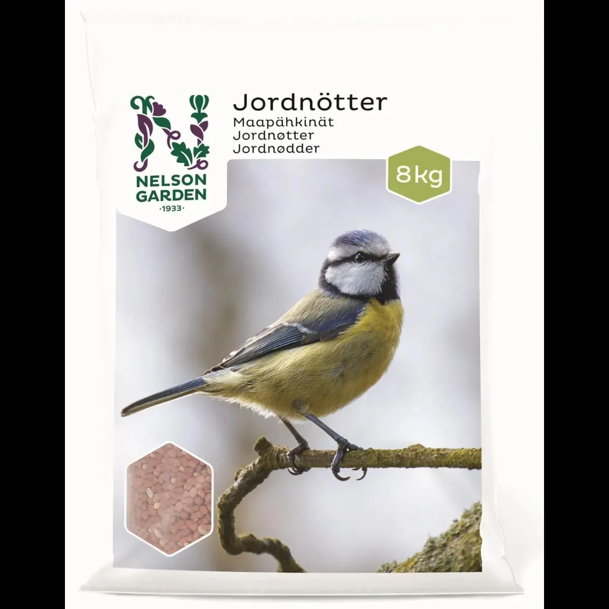 Jordnøtter med skall 8 kg