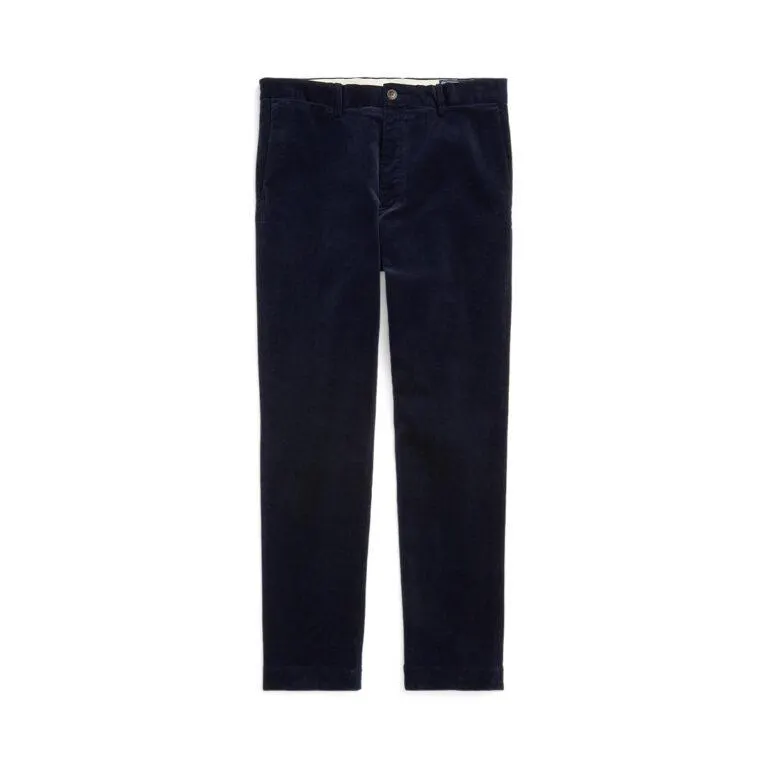 Stretch Slim Fit Corduroy Trouser – Marine