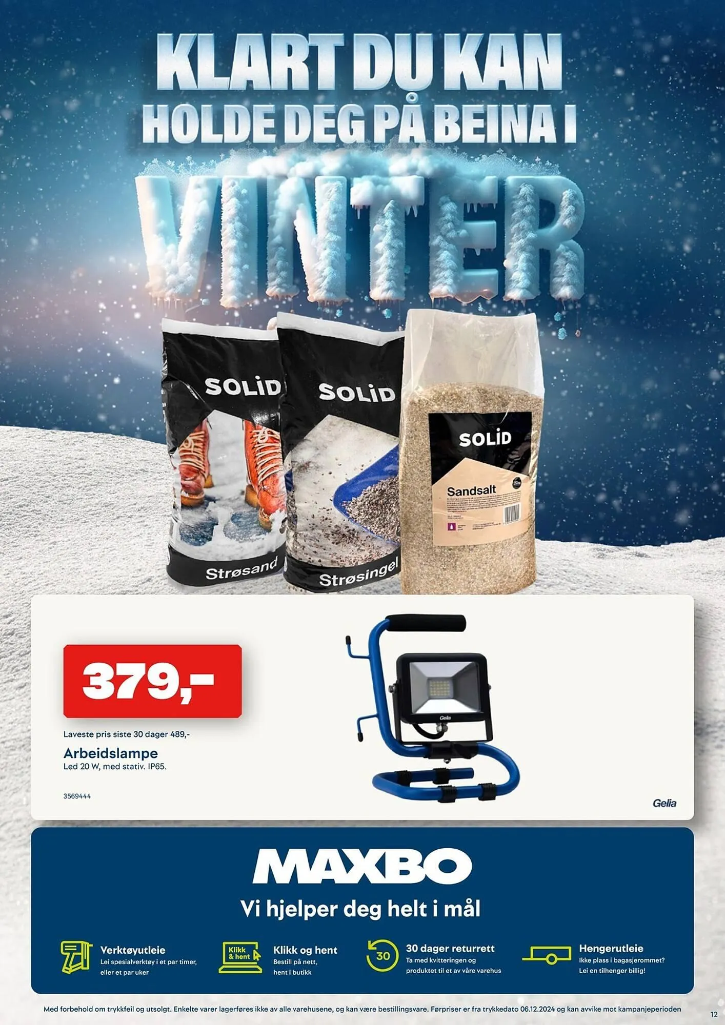 Maxbo Kundeavis fra 6. januar til 2. februar 2025 - kundeavisside 12