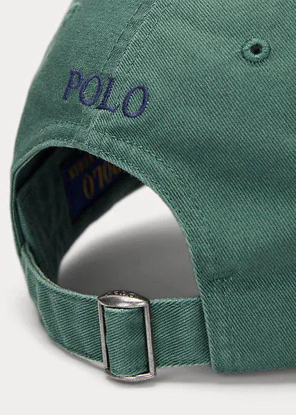 Cotton Chino Ball Cap Washed Forest