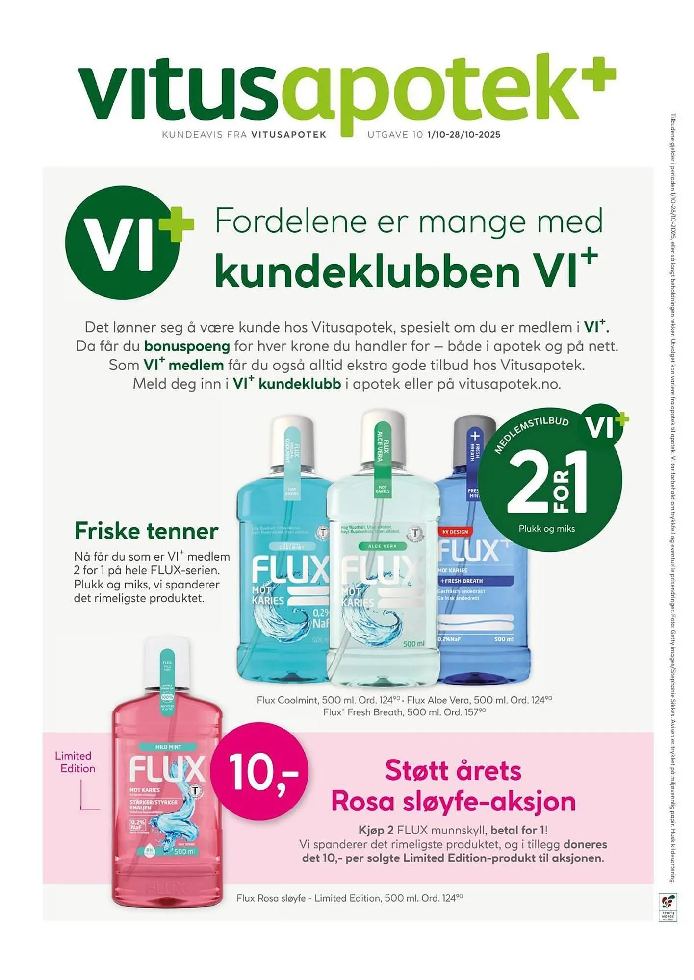 Vitusapotek kundeavis fra 1. oktober til 28. oktober 2025 - kundeavisside 8