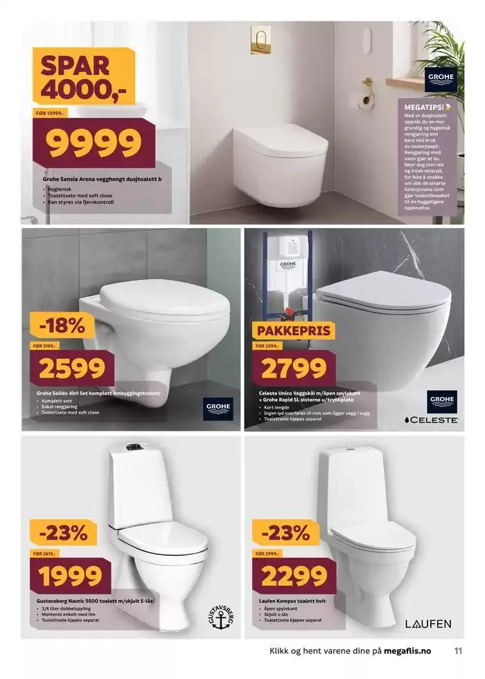 Megaflis Kundeavis fra 30. desember til 13. januar 2025 - kundeavisside 11