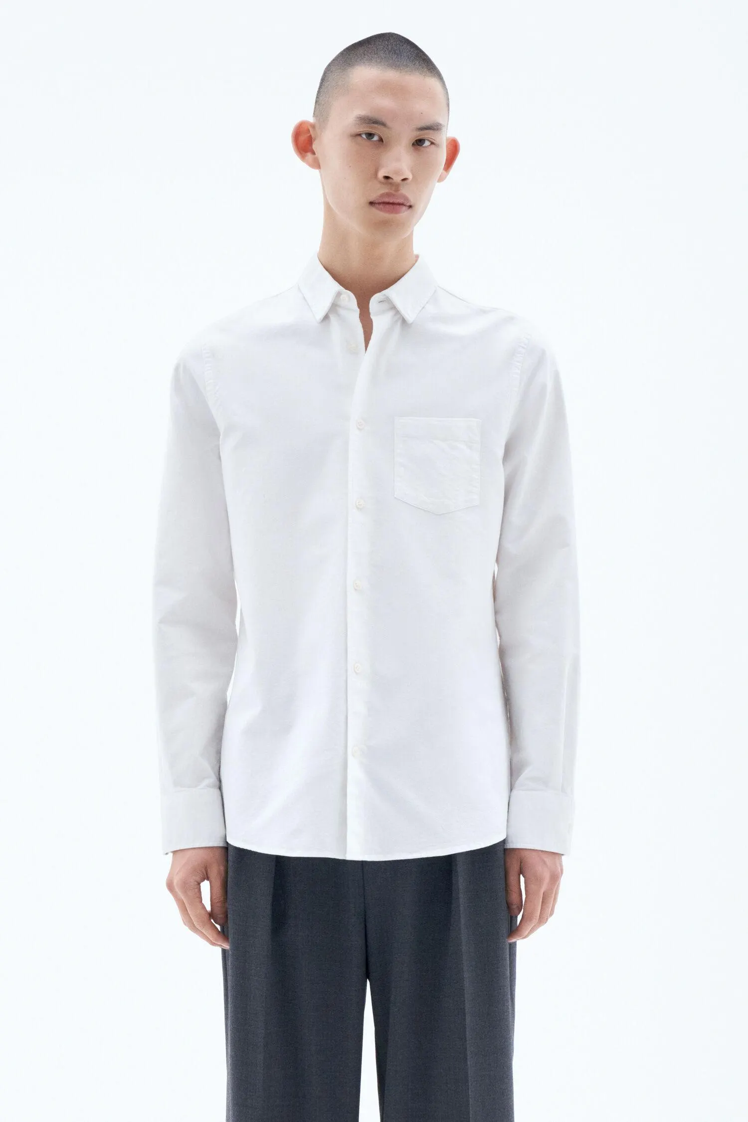 Tim Oxford Shirt White