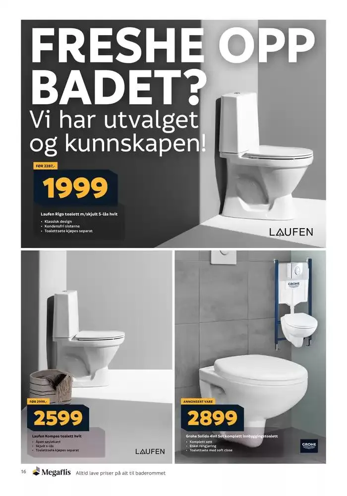 Megaflis Kundeavis fra 22. oktober til 5. november 2024 - kundeavisside 16