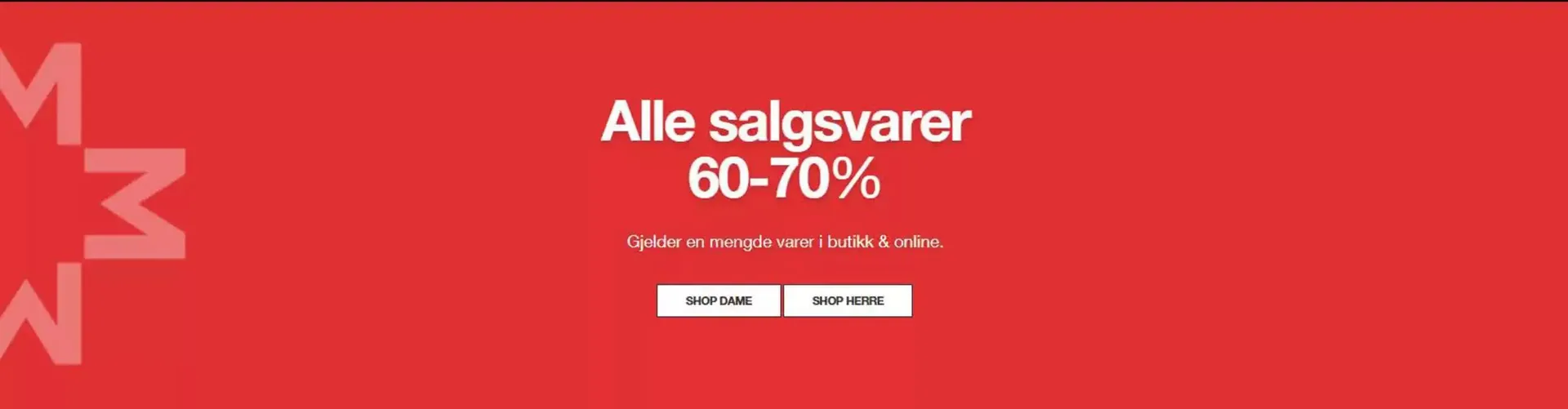 Alle salgsvarer 60-70% - 1